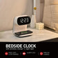 Digital Alarm Clock with Wireless Fast Charging Station, Touch Bedside Lamp & 3-Color Adjustable Night Light