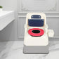 Portable Bedside Commode Chair with Armrests – Dual-Lid Toilet Chair for Seniors & Adults, 220 lb Capacity