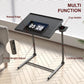 Adjustable Folding TV Tray Table – 6 Height & 3 Tilt Positions, Portable Laptop Bed Table with Cup Holder, 1 or 2 Pack