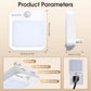 Plug-In Motion Sensor LED Night Light, 5-Level Dimmable Warm White, Ultra-Slim, Auto Shut-Off