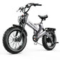 EK6 Max 3000W Folding Electric Bike for Adults – 48V 40Ah Battery, 20" Fat Tires, 30+ MPH, Up to 150-Mile Range