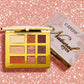 9-Color Orange & Brown Eyeshadow Palette, Matte & Shimmer, Highly Pigmented, Long-Lasting Eye Makeup