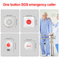 Smart WiFi SOS Emergency Button – Tuya Home Alert System with Adjustable Sound & Light Alarm
