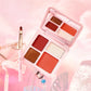 18-Piece Butterfly Makeup Gift Set with Lighted Mirror, Eyeshadow, Blush & Lip Palette