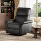360° Swivel Rocker Recliner Chair – PU Leather Glider Nursery Chair with Deep Seat & Padded Armrests for Living Room