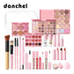 All-in-One Makeup Kit with Eyebrow Makeup, Eyeliner & Eyeshadow, Portable Cosmetics Set for Beginners