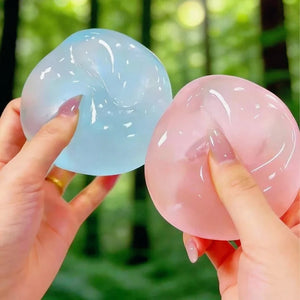Handmade 6cm Round Malt Squishy Ball, Coconut Oil Slow-Rising Squeeze Fidget Toy