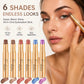 3-Color Eyeshadow Stick Set, Long-Lasting Waterproof Smudge-Proof Eye Makeup Pencils, Blendable, 3.5g Each