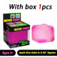Ice Cube Squishy Fidget Toy with Box, Slow-Rebound Non-Sticky Sensory Desk Toy