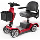 250W Lightweight 4-Wheel Electric Mobility Scooter – Foldable, 300 lbs Capacity