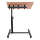 Mobile Overbed Table with Wheels, Rolling Laptop Computer Standing Desk & Bedside Cart for Hospital and Home Use