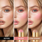 2-in-1 Dual-Ended Cream Blush & Bronzer Stick for Lips, Cheeks & Eyes, Smooth & Blendable