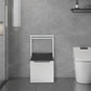 Wall-Mounted Folding Shower Seat with Padded Handrails – Slow-Close Space-Saving Bath Bench, 330 lb Capacity