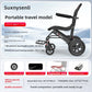 Ultra-Lightweight Foldable Ergonomic Portable Wheelchair for Seniors