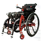 Manual Standing Sports Wheelchair with Folding Portable Design