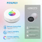 Rechargeable Magnetic RGB LED Night Light, 12 Colors, Remote Control, USB-C, for Cabinets, Bedroom & Hallway