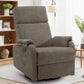 Ergonomic Manual Rocking Recliner Chair – Modern Fabric Adjustable Armchair with USB & Type-C Charging Ports