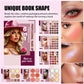 76/91/117-Color Eyeshadow Book Palette, Matte Shimmer & Glitter, Highly Pigmented, Long-Lasting Eye Makeup