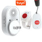 Wireless SOS Panic Button for Seniors – WiFi Caregiver Pager with Smart Life/Tuya App Alerts