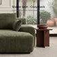 114-Inch Modular L-Shaped Sectional Sofa – Boneless Chenille Cloud Couch with Ottoman & Pillows for Living Room