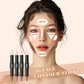 Dual-Ended Contour and Highlighter Stick, Blendable Waterproof Face Makeup for Cheek and Nose Definition