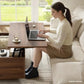 31.5" Walnut Lift-Top Coffee Table with Hidden Storage & Adjustable Height, 15"–20.5"