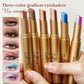 3-in-1 Cream Eyeshadow Stick, Glitter & Shimmer Finish, Long-Lasting Eye Makeup, 3.5g