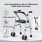 Foldable Rollator Walker for Seniors with Seat – Lightweight Portable Walking Aid