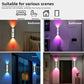 RGB Motion Sensor LED Wall Light, USB-C Rechargeable Up & Down Color-Changing Lamp, Dimmable Night Light for Bedroom & Hallway