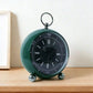 Round Silent Non-Ticking Alarm Clock, Battery Operated Retro Analog Bedside Clock for Bedroom, Desk & Nightstand