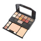 19-Shade All-in-One Makeup Palette with 12 Eyeshadows, Classic Smoky Tones, Highly Pigmented & Blendable, 9918