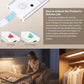 2-Pack 12-Inch LED Under Cabinet Lights with Motion Sensor, USB-C Rechargeable, Magnetic Wireless Mount & 3 Color Temperatures