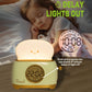 Digital Alarm Clock with LED Night Light, Sleep Training, Temperature Display, Cute Bedside Clock for Bedrooms