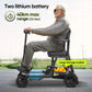 16KG Ultra-Light Foldable 4-Wheel Electric Mobility Scooter – 270W, Up to 25-Mile Range