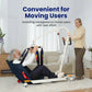 Electric Patient Lift with Sling – 400 lbs Capacity, Adjustable Base & Rechargeable Power