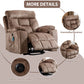 Power Lift Recliner Chair for Elderly with Massage & Heat, 2 Cup Holders, Side Pocket & USB Port