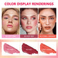 Orange Cream Blush Stick, Moisturizing, Long-Lasting & Waterproof, Twist-Up Design