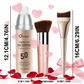 Mineral Powder Foundation Spray Gun Set, Moisturizing Concealer Makeup Kit