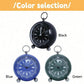 Round Silent Non-Ticking Alarm Clock, Battery Operated Retro Analog Bedside Clock for Bedroom, Desk & Nightstand