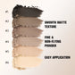 Neutral Nude Matte Eyeshadow Palette with 3 Brushes, Highly Pigmented Eye Makeup