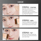 Dual-Ended Hydrating Foundation Stick with Brush, Lightweight Cream Makeup Base