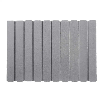 Quick Dry Diatomite Bathroom Mat, Absorbent Non-Slip Bath Rug with Rubber Backing for Bathroom, Kitchen & Entryway