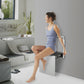 Wall-Mounted Folding Shower Seat – Anti-Slip Fold-Down Bath Chair for Seniors, 330 lb Capacity