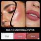 3-Piece Cream Blush, Highlighter & Contour Stick Set with Makeup Brush, Long-Lasting Face Makeup