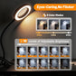 5X LED Magnifying Desk Lamp, USB Powered, 3 Color Modes, 10 Brightness Levels, Flexible Gooseneck with Metal Clamp