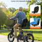 1200W Folding Electric Tricycle for Adults, 748.8Wh Removable Battery, 18"×3" Fat Tires, Step-Through, Up to 60-Mile Range