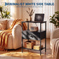 **Recommended Google Shopping Title:**

3-Tier Nightstand with Charging Station & Fabric Drawer, Steel Frame Bedside Table with Open Storage Shelves for Bedroom & Living Room