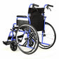 Lightweight Folding Manual Wheelchair with Slope Armrests