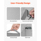 High-Density Foam Bed Wedge Pillow with Soft Washable Cover, Incline Support Pillow for Sleeping & Post-Surgery Recovery