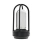 Rechargeable Aluminum Cross Table Lamp, Touch Control, Non-Slip Rubber Base for Bedroom and Dining Room Ambient Lighting